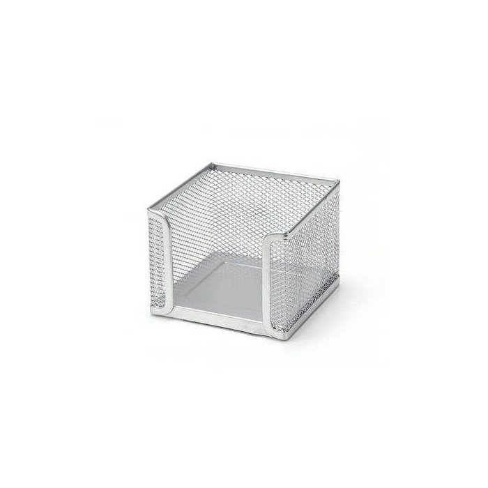 Deluxe Metal Mesh Memo Holder, Silver