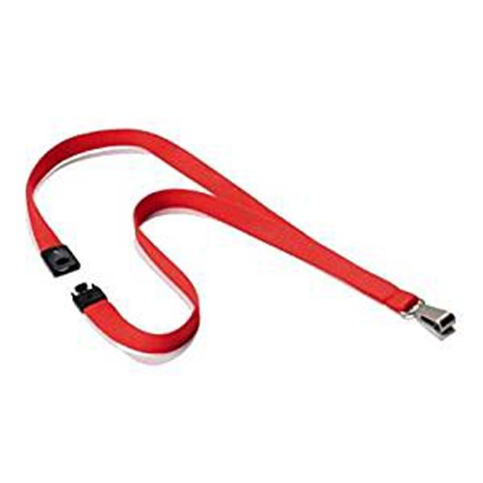 Durable Textile Lanyard 15 mm, Coral 8127-136