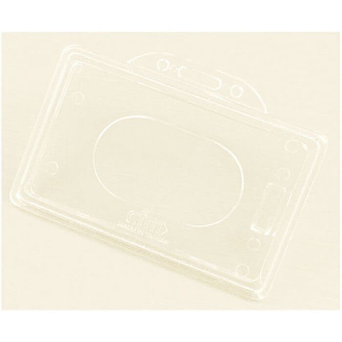 Mesco 526A Rectangular Crystal Clear Acrylic Card Case