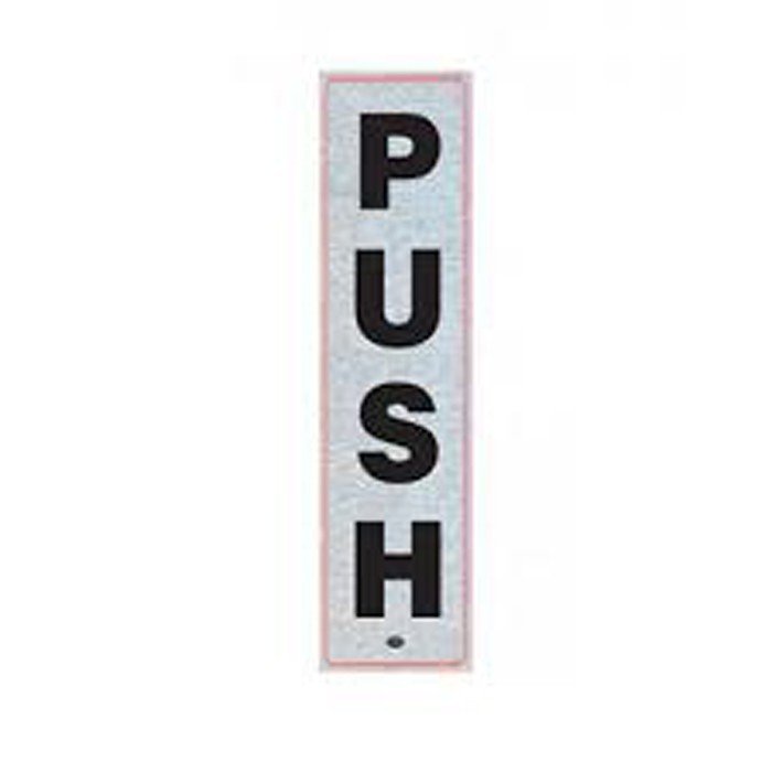 FIS FSST174PUSHV Sticker Vertical  PUSH 17 x 4cm