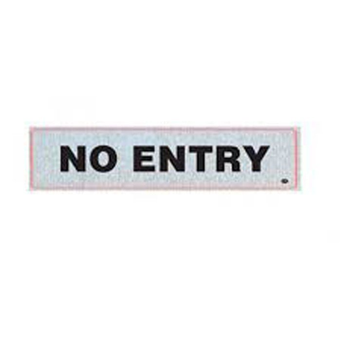 FIS FSST174NOENH Sticker Horizontal NO ENTRY  17 x 4cm