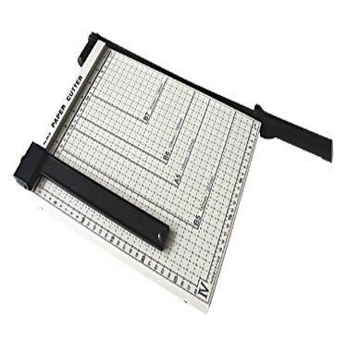 DELI 8014 A4 Size Paper Cutter with Steel Base (300mmX250mm), 12inchesx10inches