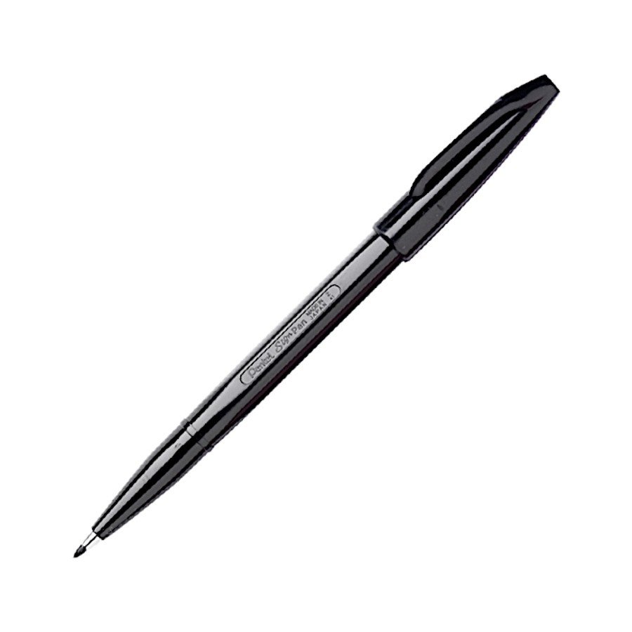 Pentel S520 Sign Pen Fibre Tip 2mm Black