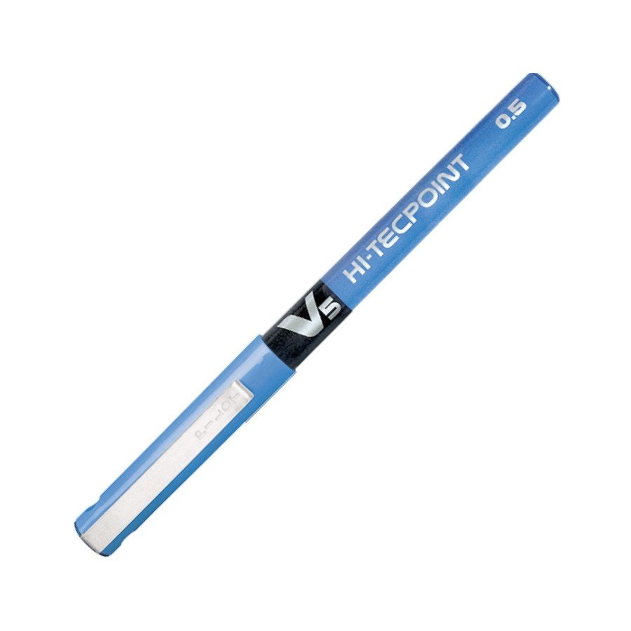 Pilot V5 Hi-Tecpoint BX-V5 Roller Ball Pen  0.5mm  Blue