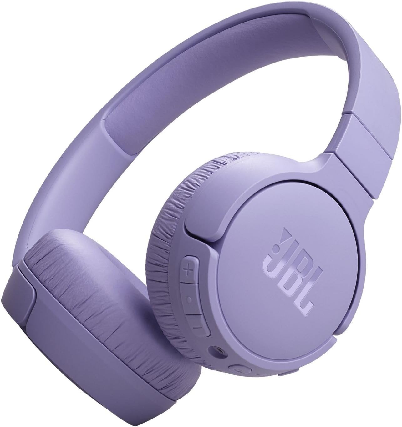 JBL Tune 670NC Adaptive Noise Cancelling Wireless On-Ear Headphones, Pure Bass, Smart Ambient, Bluetooth 5.3 + LE Audio, Hands-Free Call, 70H Battery, Multi-Point Connection - Purple