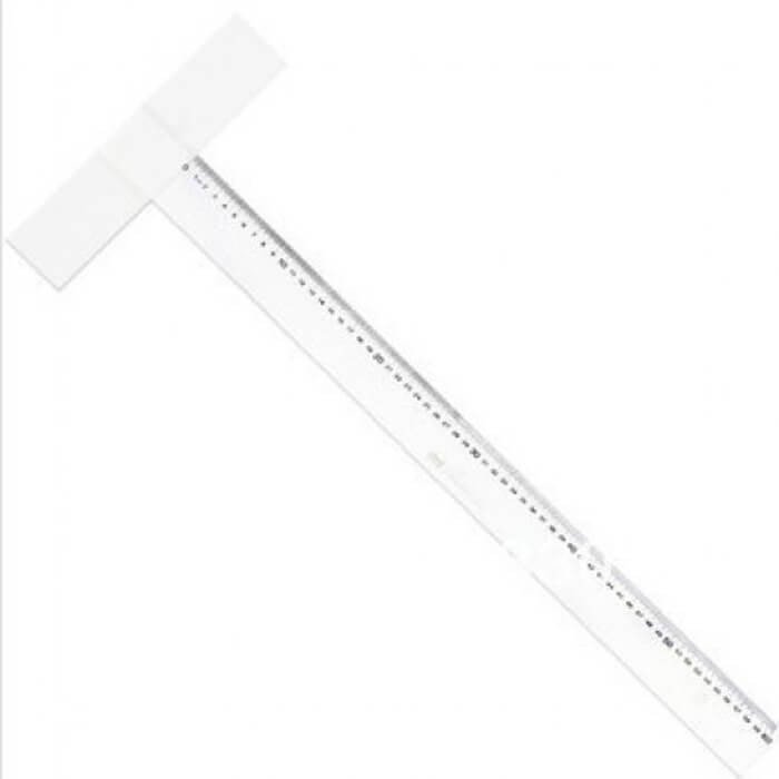 Deli 8410 TSquare  60cm Transparent