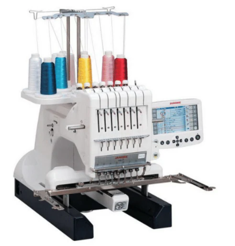 Janome MB7 Professional Embroidery Machine + Junior Artistic Digitizer Embroidery Software Free