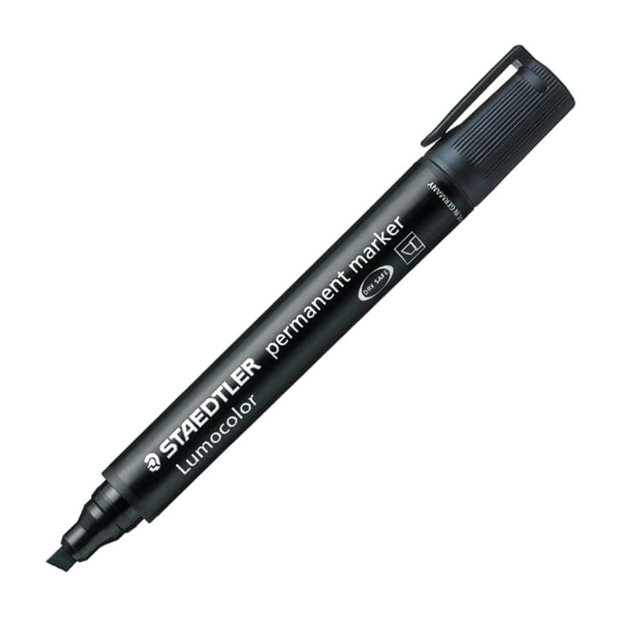 Staedtler Lumocolor Permanent Marker  Black  (Box of 10)