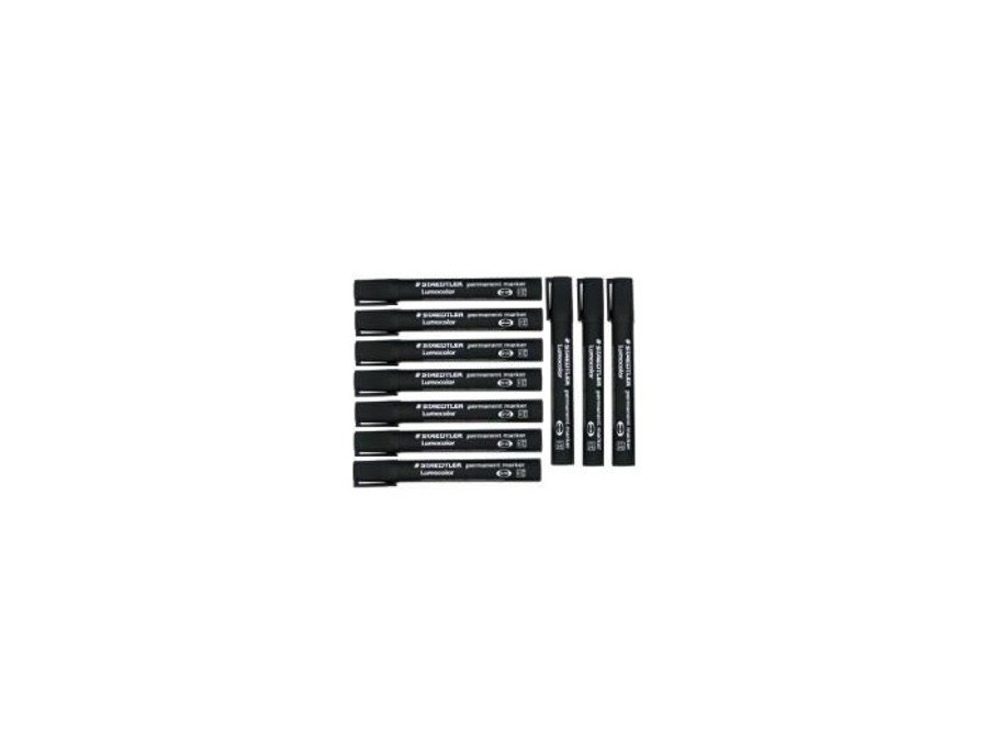 Staedtler Lumocolor Permanent Marker  Bullet Tip  Black