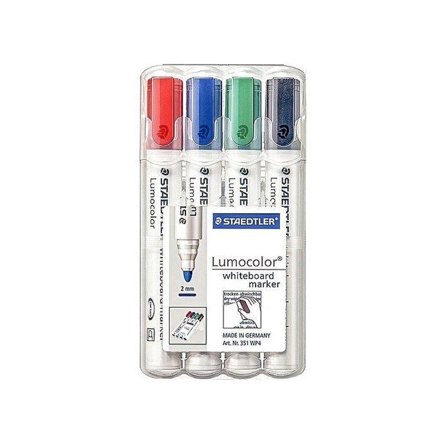 Staedtler Lumocolor Whiteboard Marker Set 4pcs