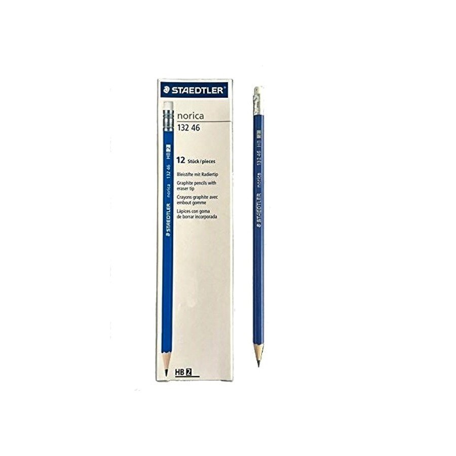 Staedtler Norica HB2 Pencil with Eraser Tip 12/box