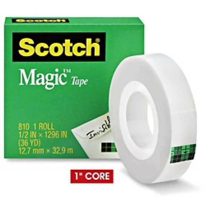 3M 810 Scotch Magic Tape 1 x 36 Yards