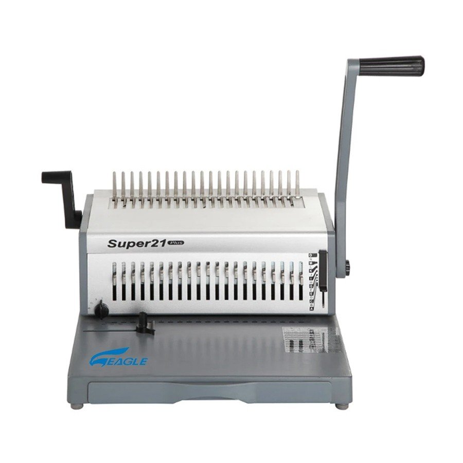 EAGLE SPIRAL BINDING MACHINE SUPER 21PLUS( COMB-MANUAL)