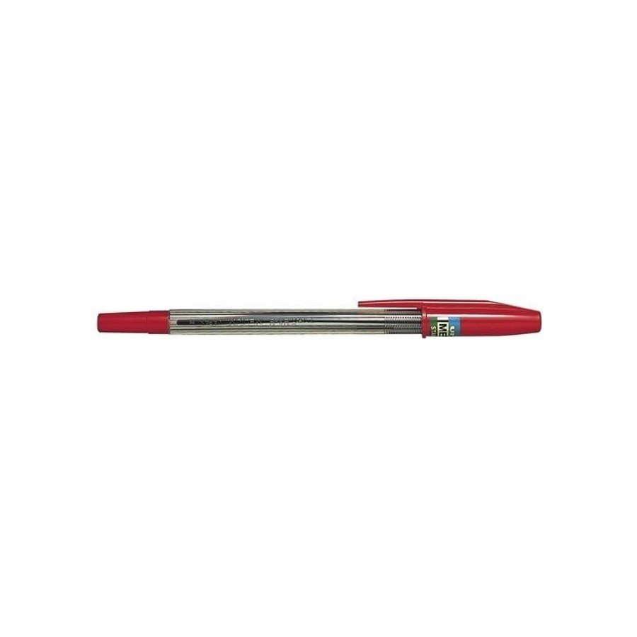 Uniball SA-S Medium Ball Point Pen  Red  (Pack of 12)