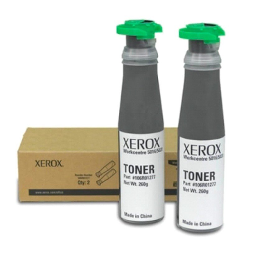 Xerox 106R01277 Black Toner Bottle x2