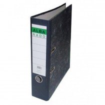 Alba Rado Lever Arch Box File F/S Narrow 4cm (1.5inch) Unfix Grey Marble - FSBF4ALBA (Box/50Pc)