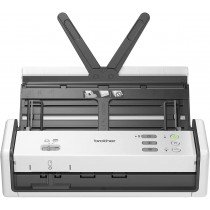 Brother ADS-1300 30PPM/60IPM Portable Document Scanner, 20 Sheets, White