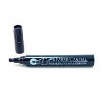 Faber Castell Permanent Marker  Chisel Tip  Black