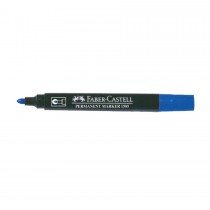 Faber Castell Permanent Marker  Bullet Tip  Blue