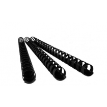 Deluxe 38mm Comb Binding Rings, 50/box, Black