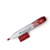 Faber Castell Whiteboard Marker, Bullet Tip, Red