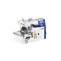 JIN M1-534SF 2 Needle 5 Thread Direct Drive Safety Stitch Machine with Thread Trimmer 3-Sensor