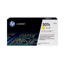 HP 507A Yellow Original LaserJet Toner Cartridge, CE402A