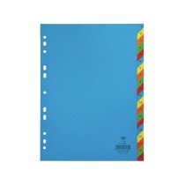 FIS Divider Manila Colored A4 With Numbers 1-20