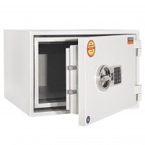 Valberg FRS-32 EL Fire Resistant Safe  Digital & Key Lock  Off-White