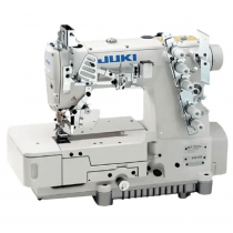 Juki MF-7523-U11-B56  3 Needle Flatbed Flatlock  Universal Type Machine with Belt Type Clutch Motor 250W Complete Set with  Table Stand
