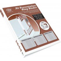 FIS FSBD220DPB Presentation 2-Ring Binder - 20mm Ring, A4
