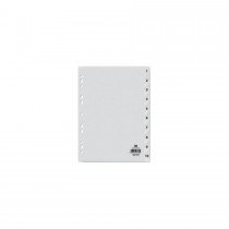 FIS Divider Plastic PVC Grey 1-10