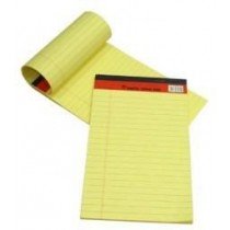 Sinarline Legal Pad A4, 56gsm, 50 Sheets, Line Ruled, Yellow