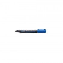 Faber Castell Permanent Marker  Chisel Tip  Blue