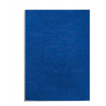 Partner A4 Embossed Leather Board Binding Cover 100/pack Dark Blue