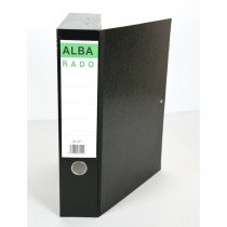 Alba Rigid Closed Box File - F/S, Black