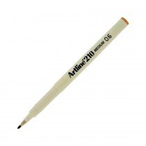 Artline 210 Fineliner Pen  0.6mm  Orange