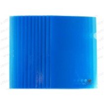 Atlas Clear L Folder A4, 12/pack, Blue