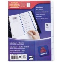 Avery IndexMaker Dividers, 10 Tabs with Clear Tab Labels