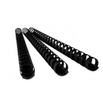 Deluxe 10mm Comb Binding Rings, 100/box, Black