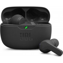JBL Wave Beam in-Ear Earbuds (TWS) with Mic - Black, App for Customized Extra Bass EQ, 32 Hours Battery and Quick Charge, IP54 Water & Dust Resistance, Ambient Aware & Talk-Thru, Google FastPair