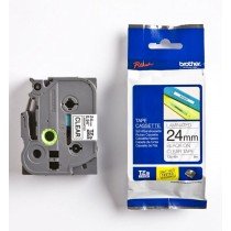 Brother Tze-151 Black on Clear 24mm Laminated Tape
