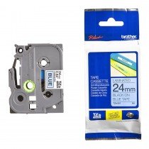 Brother Tze-551 Black on Blue 24mm Laminated Tape