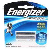 Energizer L92 AAA Ultimate Lithium Battery (Pack of 2)