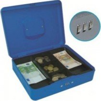 FIS FSCPTS0017BL Cash Box with Number Lock  12 Blue