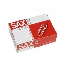 Sax Paper Clips 233, 30mm, 100clips/pack