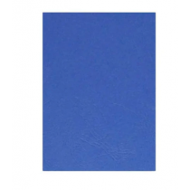Deluxe A3 Embossed Leather Board Binding Cover, 100/pack, Dark Blue