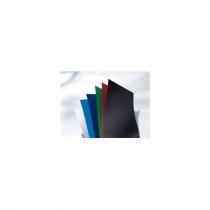 Deluxe A4 Embossed Leather Board Binding Cover, 100/pack, Dark Blue
