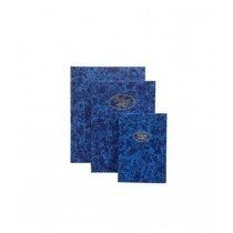 Deluxe Ruled Manuscript/Register Book 2QR, A5, 148x210 mm, 96 sheets, Blue