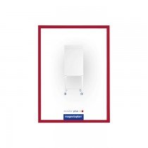Magnetoplan Magnetic Display Frames  Red  5pcs pack COP 1130306